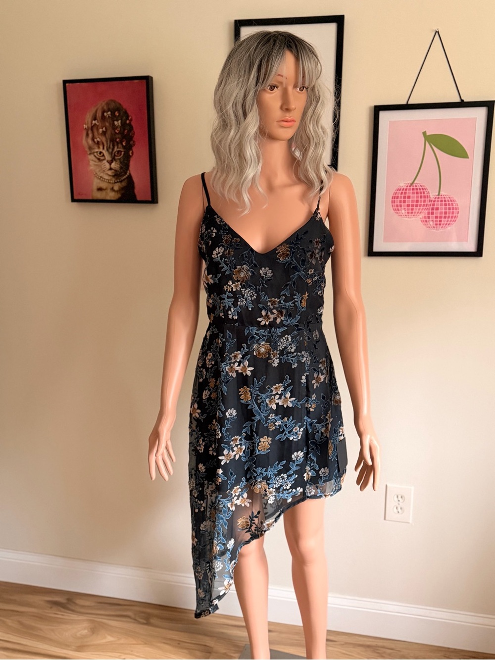 Lulus “Evenings With You” Asymmetrical High-Low Cocktail Dress NWT Size Small